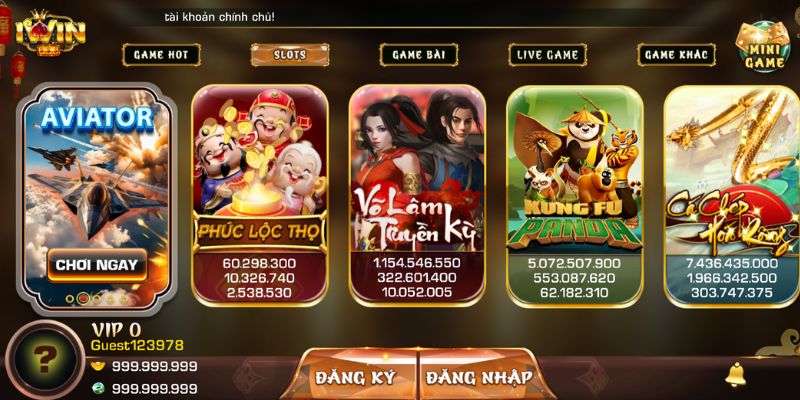 Nổ Hũ - Bắn Cá - Tài Xỉu IWIN